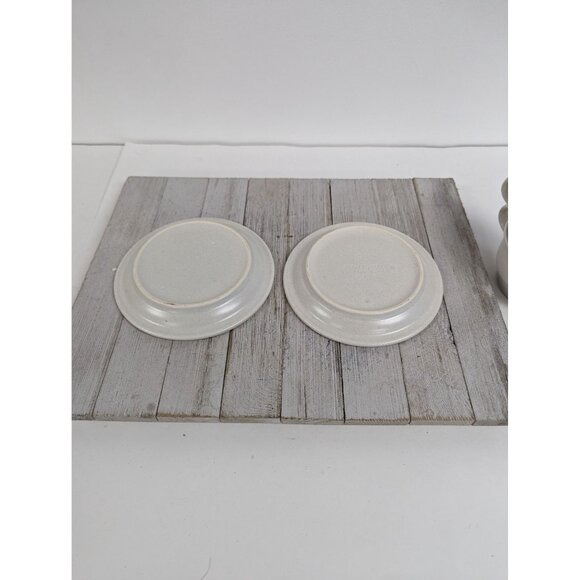 Pfaltzgraff Yorktowne Set of 2 Mugs Cups Saucers Stoneware USA Blue - Picture 6 of 7